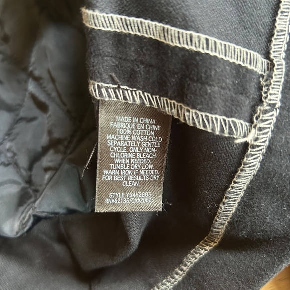 Guess Semi-Jacket Cropped Ultra-Chic Black 100% Cotton Women's Size Small - Picture 9 of 9